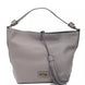 Pompei Donatella Gray Leather Women Shoulder Bag