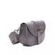 Pompei Donatella Gray Leather Women Crossbody Bag