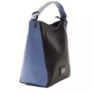 Pompei Donatella Black Leather Women Shoulder Bag