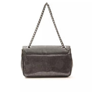 Pompei Donatella Gray Leather Women Crossbody Bag
