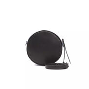 Pompei Donatella Black Leather Women Crossbody