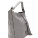 Pompei Donatella Gray Leather Women Shoulder Bag
