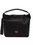 Pompei Donatella Black Leather Women Shoulder Bag