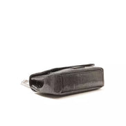 Pompei Donatella Gray Leather Women Crossbody Bag