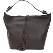 Pompei Donatella Brown Leather Women Shoulder Bag