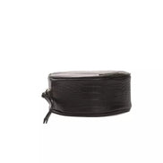 Pompei Donatella Black Leather Women Crossbody Bag