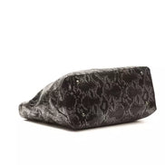Pompei Donatella Gray Leather Women Shoulder Bag