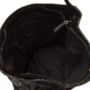 Pompei Donatella Gray Leather Women Shoulder Bag