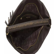 Pompei Donatella Brown Leather Women Shoulder Bag
