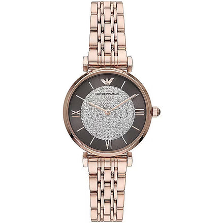 Ανδρικό Ρολόι Emporio Armani Bronze Steel Quartz