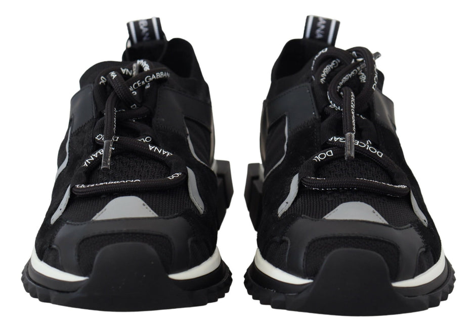 Dolce & Gabbana Μαύρα Mesh Sorrento Trekking Αθλητικά Παπούτσια