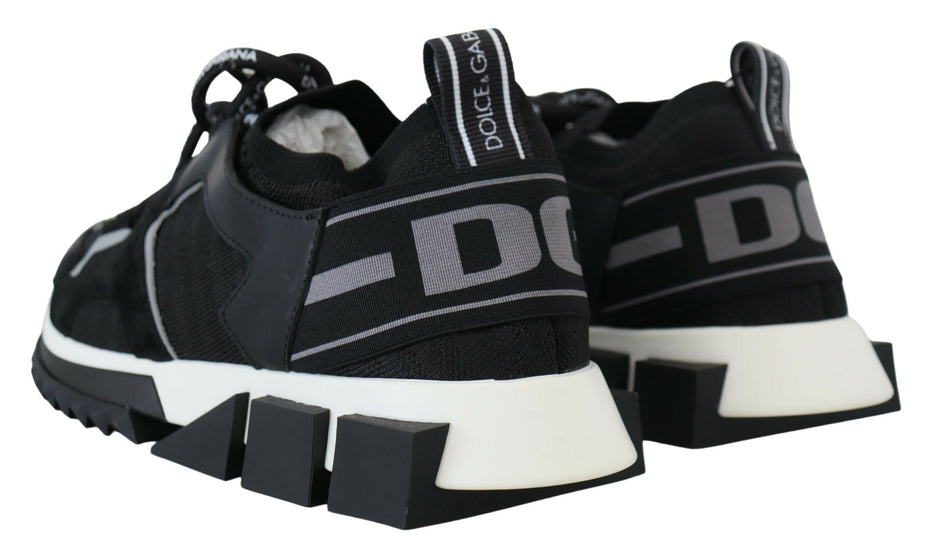Dolce & Gabbana Μαύρα Mesh Sorrento Trekking Αθλητικά Παπούτσια