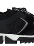 Dolce & Gabbana Μαύρα Mesh Sorrento Trekking Αθλητικά Παπούτσια