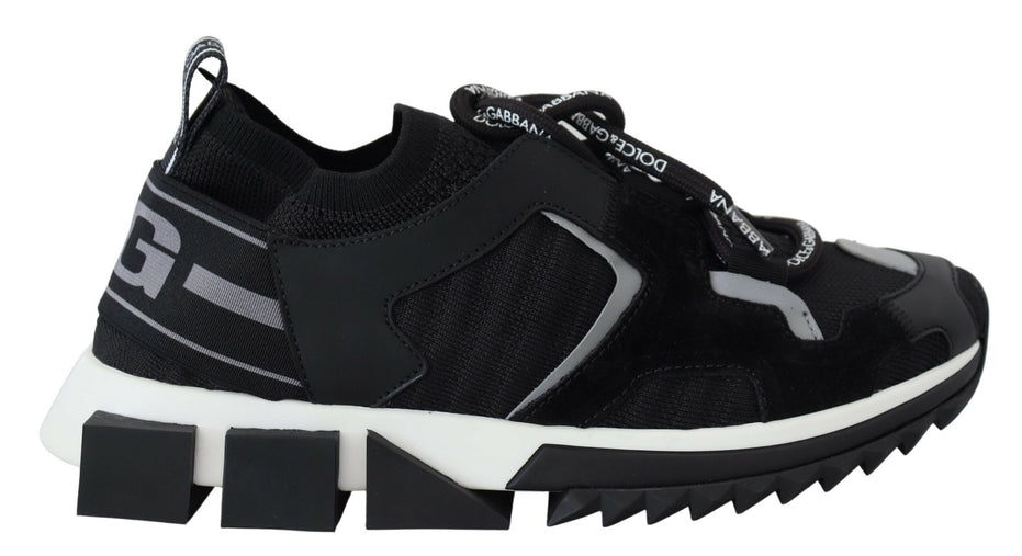 Dolce & Gabbana Μαύρα Mesh Sorrento Trekking Αθλητικά Παπούτσια