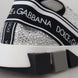 Dolce & Gabbana Ασημένια Σαγιονάρες από στρας Sorrento
