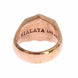Nialaya Pink Gold 925 Silver Authentic Clear Ring