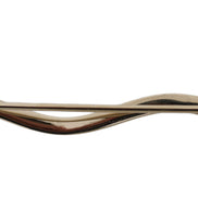 Dolce & Gabbana Silver Brass Crystal Spilla Serpente Brooch Pin