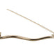 Dolce & Gabbana Silver Brass Crystal Spilla Serpente Brooch Pin