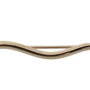 Dolce & Gabbana Silver Brass Crystal Spilla Serpente Brooch Pin