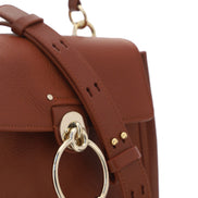 Chloé Brown Calf Leather Tess Handbag