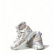 Dolce & Gabbana Λευκά Μπεζ Παπούτσια Sneakers Sorrento με Κάλτσες