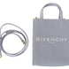 Givenchy Blue Coated Canvas Vertical Cloud Mini Shoulder Bag