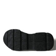 Dolce & Gabbana White Black Low Top Daymaster Sneakers Shoes