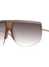 Max Mara Gold Metal Sunglasses