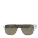 Dolce & Gabbana White Acetate Mirror Lenses DG4356 Sunglasses