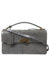 Balenciaga Gray Exotic Leather Medium Shoulder Hand Purse Bag