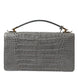 Balenciaga Gray Exotic Leather Medium Shoulder Hand Purse Bag