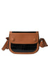Balenciaga Black Brown Exotic Skin Leather Shoulder Camera Purse Bag