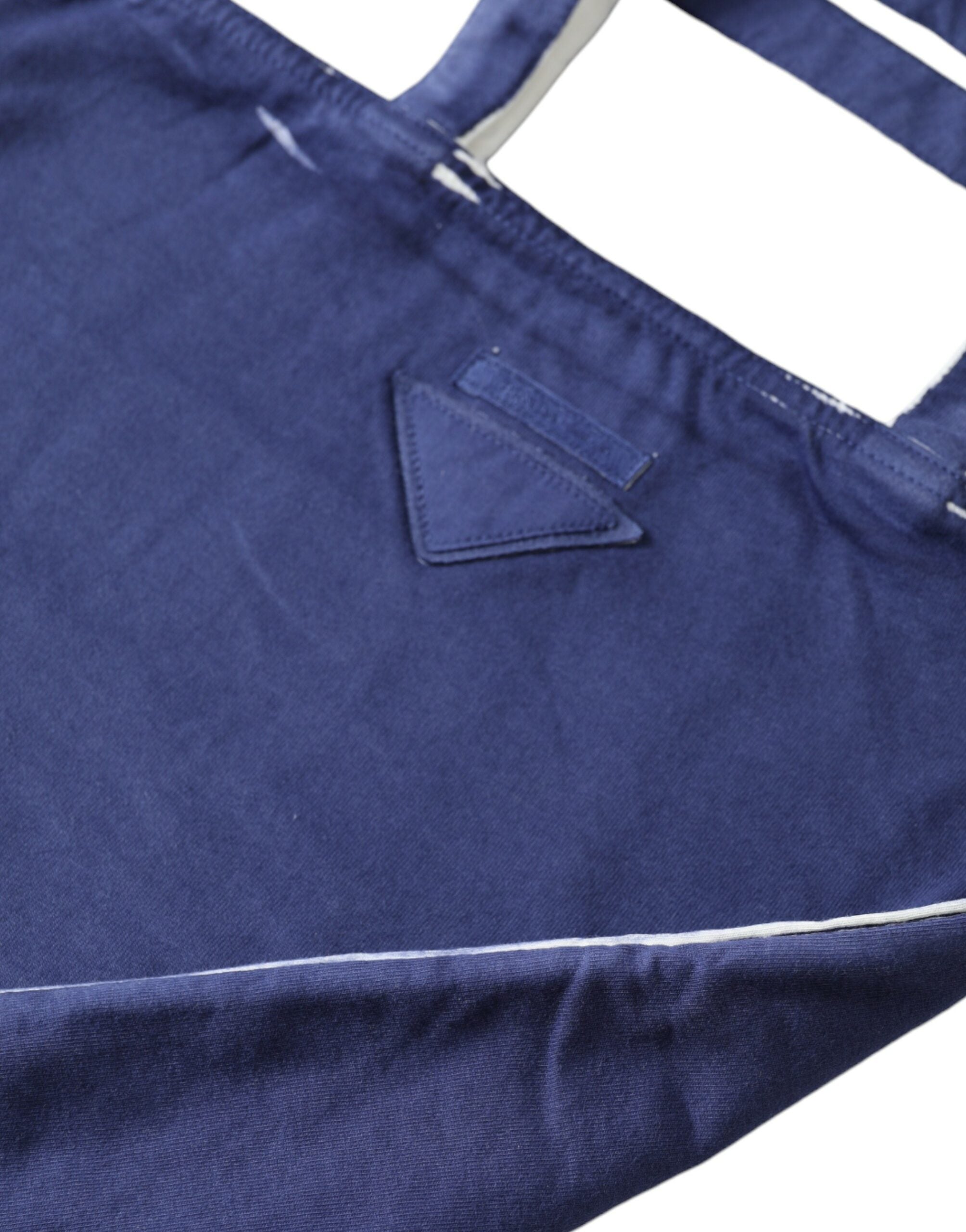 Τσάντα Ώμου Prada Blue Jersey Fabric Logo Shopping Tote