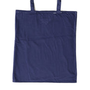 Prada Blue Jersey Fabric Logo Shoulder Shopping Tote Shopping Bag