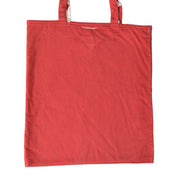 Prada Red Jersey Fabric Logo Shoulder Shopping Tote Bag