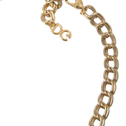 Dolce & Gabbana Gold Chain Rose Cross Strawberry Star Pendant Necklace