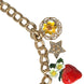Dolce & Gabbana Gold Chain Rose Cross Strawberry Star Pendant Necklace