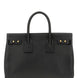 Saint Laurent Black Calf Leather Sac De Jour Handbag