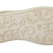 Dolce & Gabbana White Portofino Mother Of Pearl Sneakers Casual Shoes