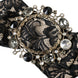 Dolce & Gabbana Black Lace Crystal Handmade Brooch Hair Pin