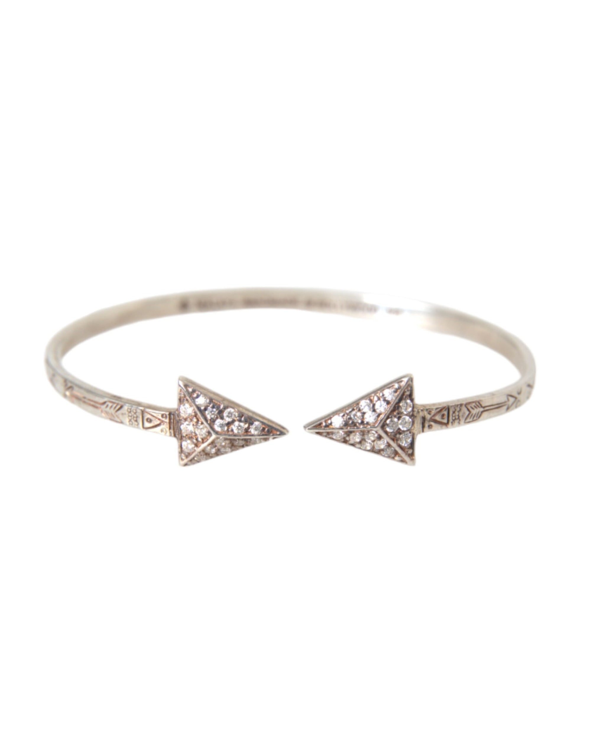 Γυναικείο βραχιόλι Nialaya Arrow Crystal 925 Silver