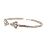 Γυναικείο βραχιόλι Nialaya Arrow Crystal 925 Silver