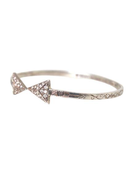Γυναικείο βραχιόλι Nialaya Arrow Crystal 925 Silver