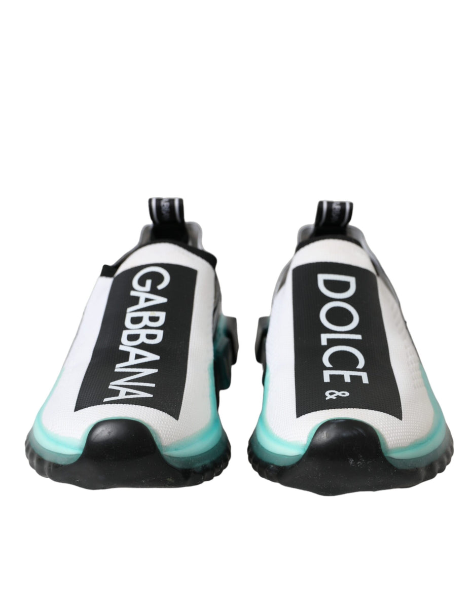 Dolce & Gabbana Μαύρα Λευκά Μπλε Slip On Sorrento Αθλητικά Παπούτσια