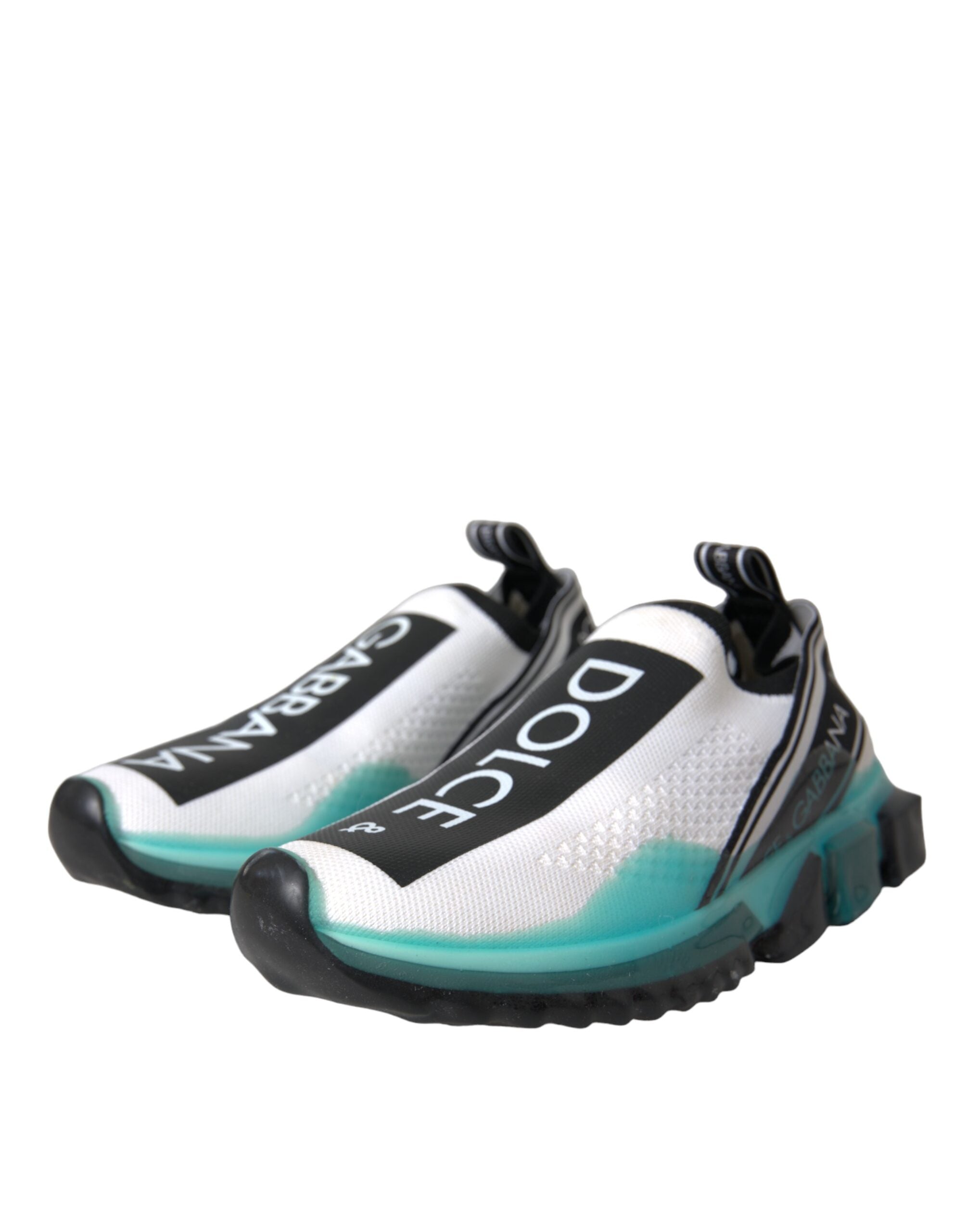 Dolce & Gabbana Μαύρα Λευκά Μπλε Slip On Sorrento Αθλητικά Παπούτσια