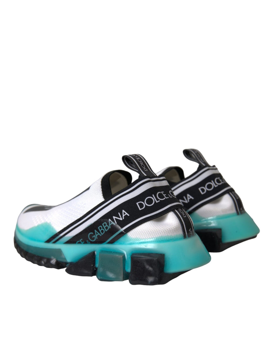 Dolce & Gabbana Μαύρα Λευκά Μπλε Slip On Sorrento Αθλητικά Παπούτσια