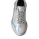 Dolce & Gabbana Ασημί Ιριδίζοντα Δερμάτινα Sneakers Παπούτσια DAYMASTER