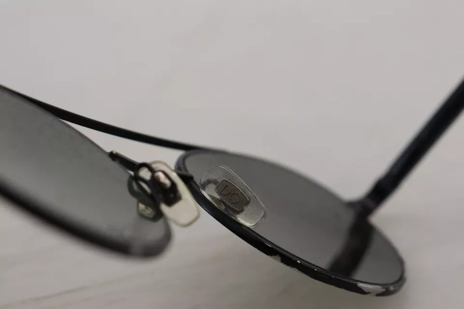Γυαλιά Ηλίου Dolce & Gabbana Matte Black Steel Frame Green Lens DG2245