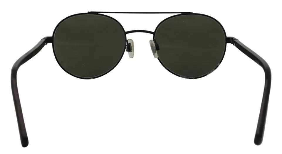 Γυαλιά Ηλίου Dolce & Gabbana Matte Black Steel Frame Green Lens DG2245