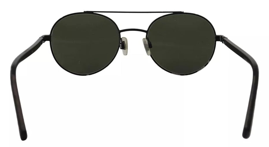 Γυαλιά Ηλίου Dolce & Gabbana Matte Black Steel Frame Green Lens DG2245